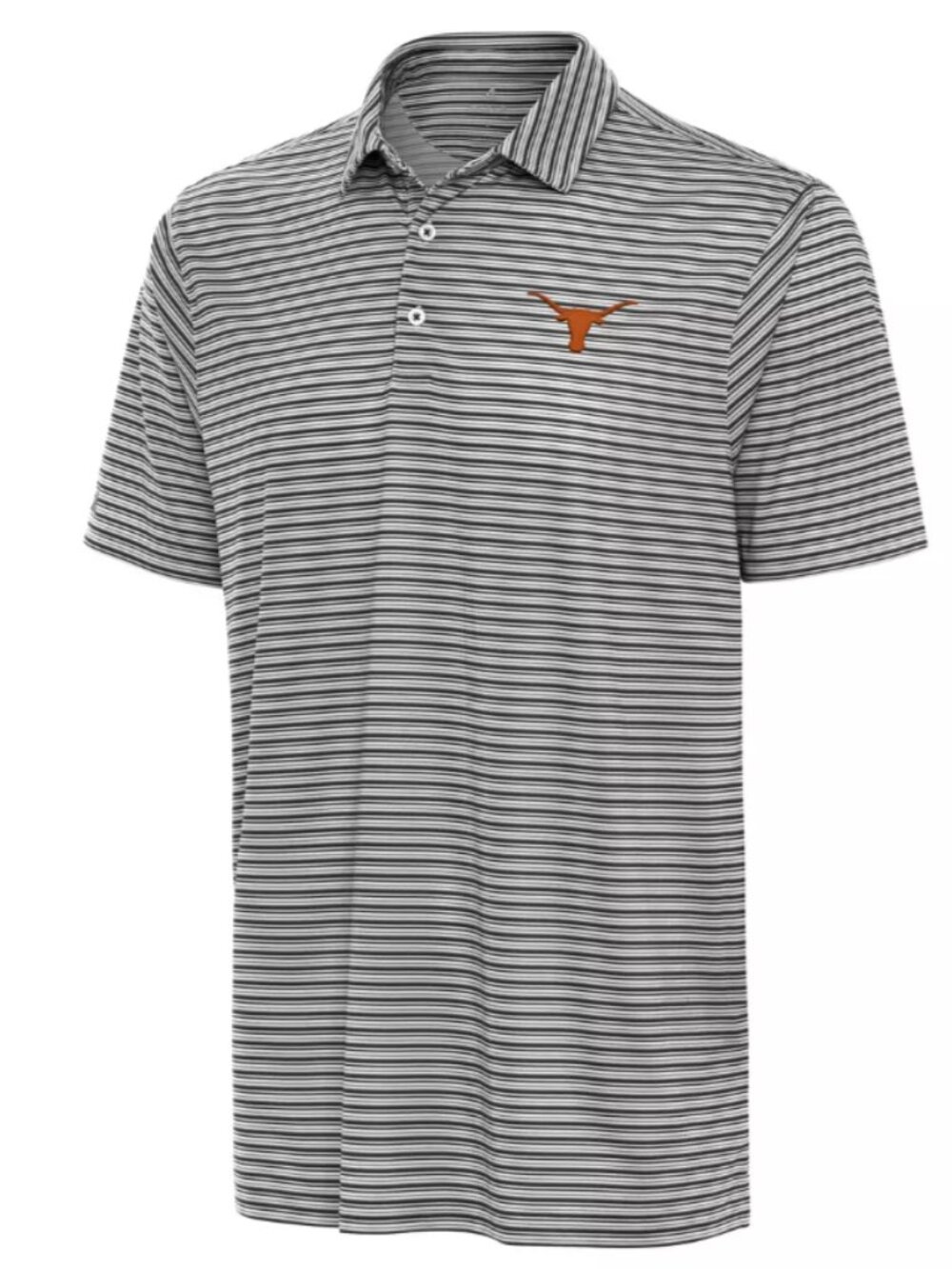 Antigua Texas Longhorns Striped Performance Polo Shirt Men’s Large